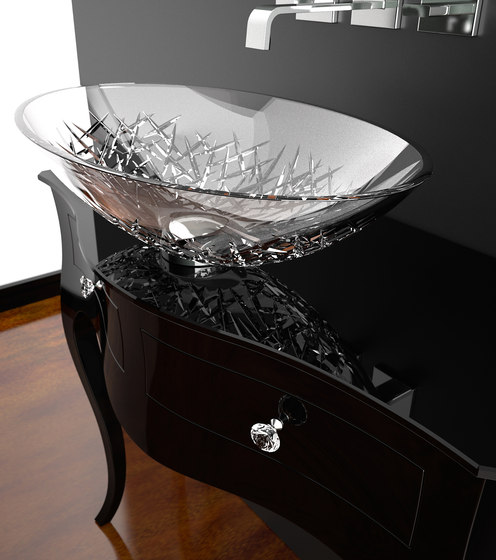 Ice Oval | Wash basins | Glass Design