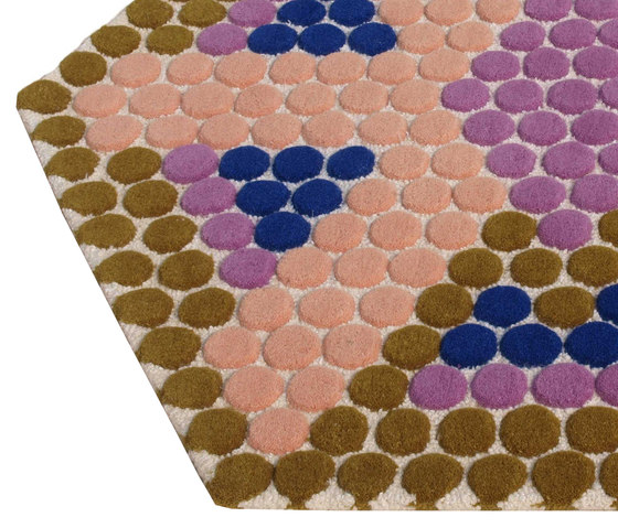 Bubbles Hexagon | Formatteppiche | Nuzrat Carpet Emporium