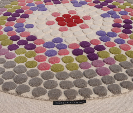Bubbles Multi | Tapis / Tapis de designers | Nuzrat Carpet Emporium
