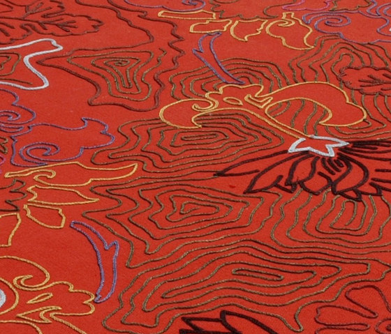 Monaco Orange | Tapis / Tapis de designers | Nuzrat Carpet Emporium