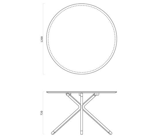 Frisbee Dining Table | Tavoli pranzo | Herman Cph