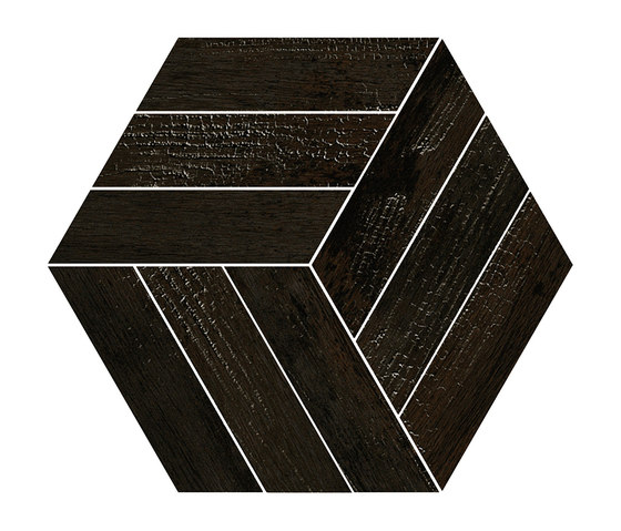 Honeycomb Okinawa Carbon | Ceramic mosaics | VIVES Cerámica