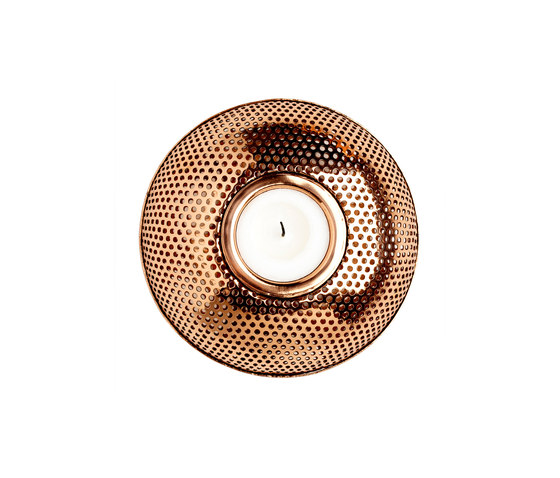 Holger Tea Light copper | Bougeoirs | Louise Roe