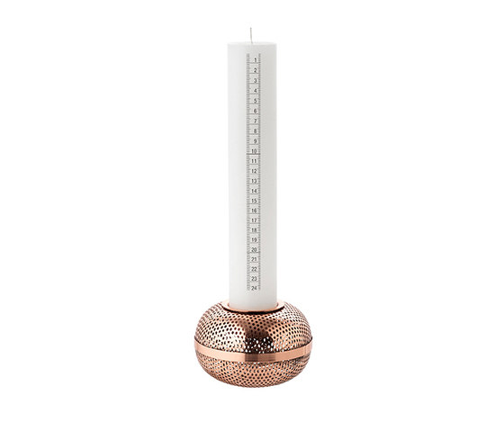 Helge Candle Light copper | Candelabros | Louise Roe