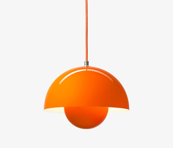 FlowerPot Pendant VP1 orange | Suspended lights | &TRADITION