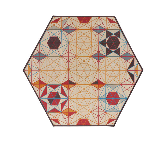 Hexa Rug Orange 1 | Tappeti / Tappeti design | GAN