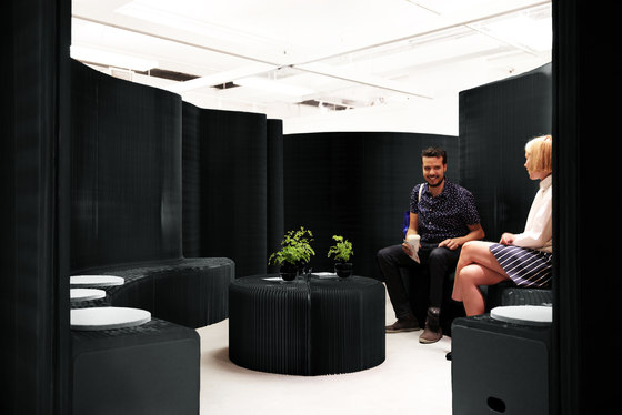 benchwall | black paper | Office Pods | molo
