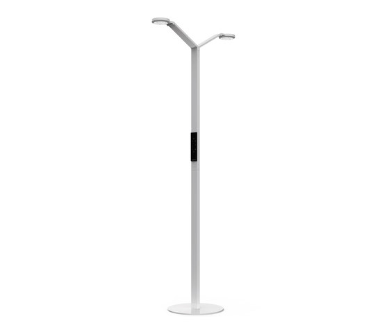 FLOOR TWIN RADIAL white | Lampade piantana | LUCTRA