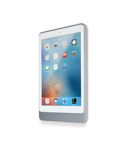 Eve wall mount for iPad - brushed aluminium | Estaciones smartphone / tablet | Basalte