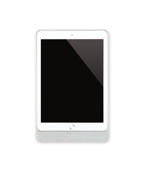 Eve wall mount for iPad - brushed aluminium | Dock smartphone / tablet | Basalte