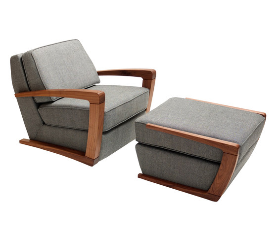 Kustom Armchair and Footstool | Sessel | Bark