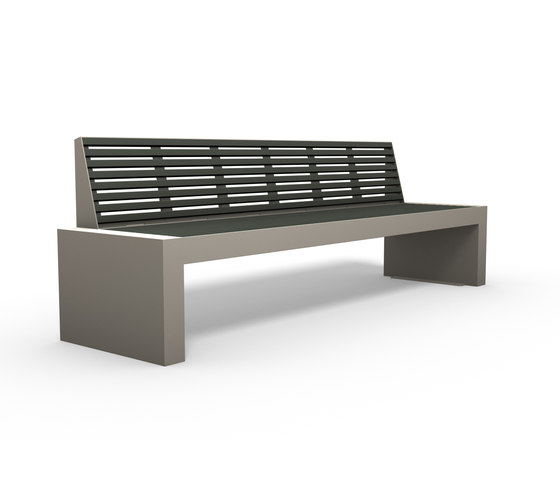 Comfony 40 Bench without armrests 2500 | Benches | BENKERT-BAENKE