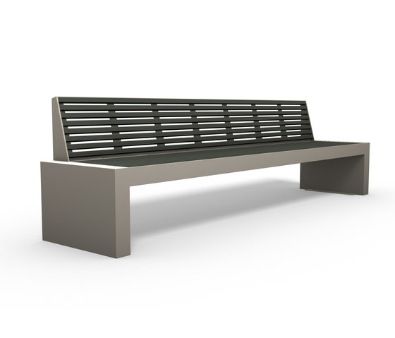 Comfony 40 Bench without armrests 3000 | Panche | BENKERT-BAENKE