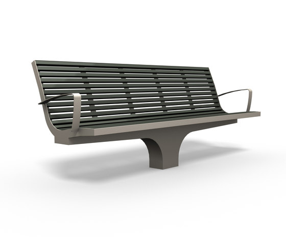 Comfony S20 Bench with armrests | Bancs | BENKERT-BAENKE