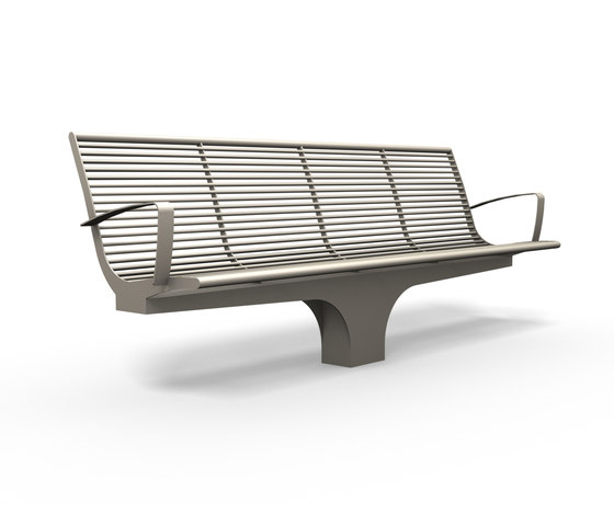 Siardo S20R Bench with armrests | Bancs | BENKERT-BAENKE