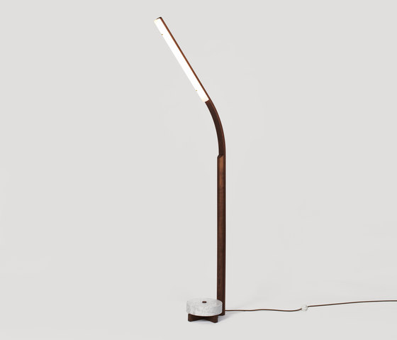 Counterweight Floor Lamp (Walnut) | Free-standing lights | Roll & Hill