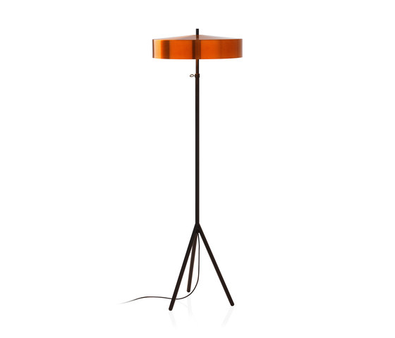 Cymbal 46 floorlamp copper colour | Lampade piantana | Bsweden