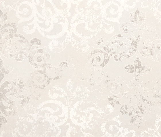 Visual white campitura damask | Lastre ceramica | Ceramiche Supergres
