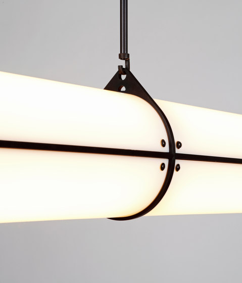 Endless Straight - 3 Units (Black) | Suspended lights | Roll & Hill