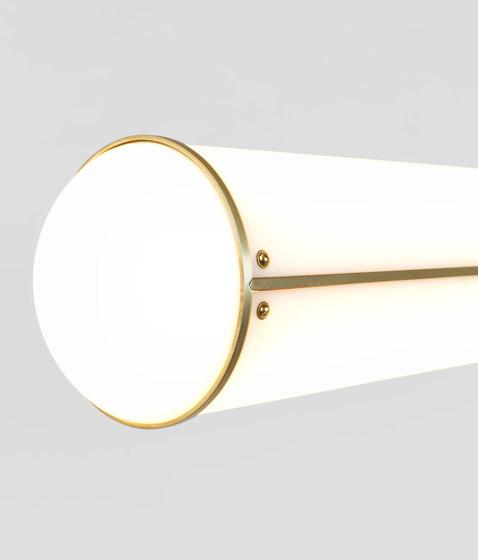 Endless Straight - 3 Units (Brushed brass) | Suspended lights | Roll & Hill