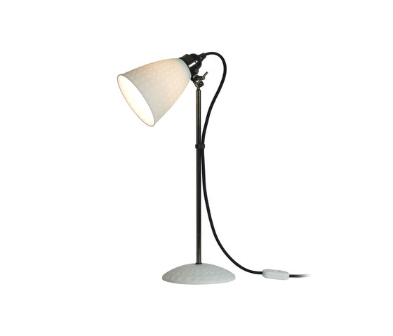 Hector 21 Table Lamp, White Textured | Tischleuchten | Original BTC