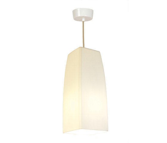 Square Large Pendant Light, White Gloss | Lampade sospensione | Original BTC
