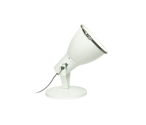 Stirrup 3 Uplighter with Etched Glass, White | Luminaires de sol | Original BTC