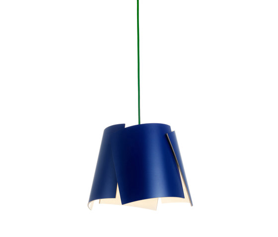 Leaf 28 pendant blue/ green cable | Suspended lights | Bsweden