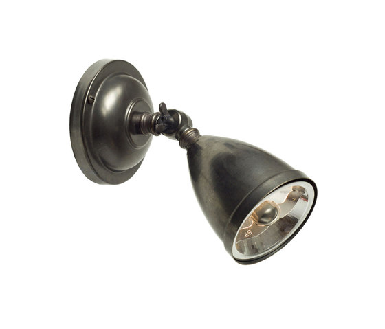 0762 Spotlight, Shade + Integral Transformer, includes lamp, Weathered Brass 0820 | Wall lights | Original BTC