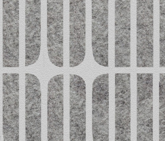 Ecoustic Panel Meta White On Light Grey | Schalldämpfende Wandsysteme | complexma