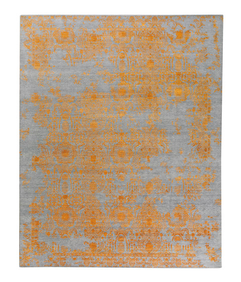 Inspirations T3 grey & orange | Formatteppiche | THIBAULT VAN RENNE