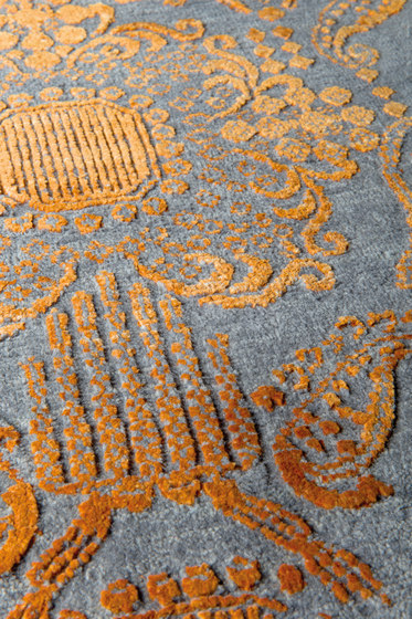 Inspirations T3 grey & orange | Rugs | THIBAULT VAN RENNE