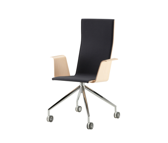 Duo | conference chair with armrests, low | Chaises | Isku