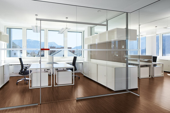 RG Solid Glass Wall | Sound insulating partition systems | Bene
