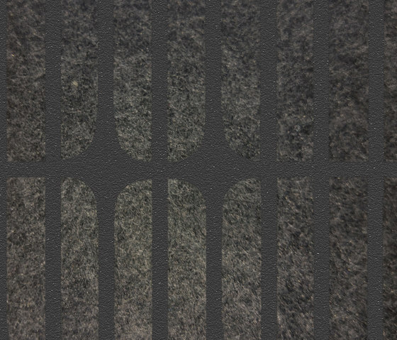 Ecoustic Panel Meta Black On Charcoal | Sound absorbing wall systems | complexma