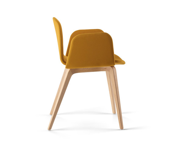 Bob XL Wood Chair with Armrests | Chaises | ONDARRETA