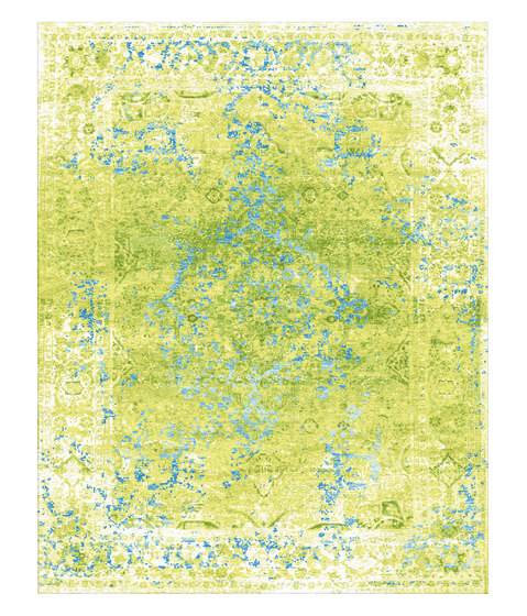 Kashan Revived green & blue | Alfombras / Alfombras de diseño | THIBAULT VAN RENNE