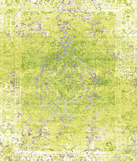 Kashan Revived green & lavender | Formatteppiche | THIBAULT VAN RENNE