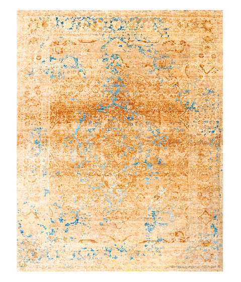 Kashan Revived copper & blue | Alfombras / Alfombras de diseño | THIBAULT VAN RENNE