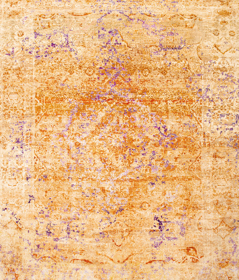 Kashan Revived copper & purple | Formatteppiche | THIBAULT VAN RENNE