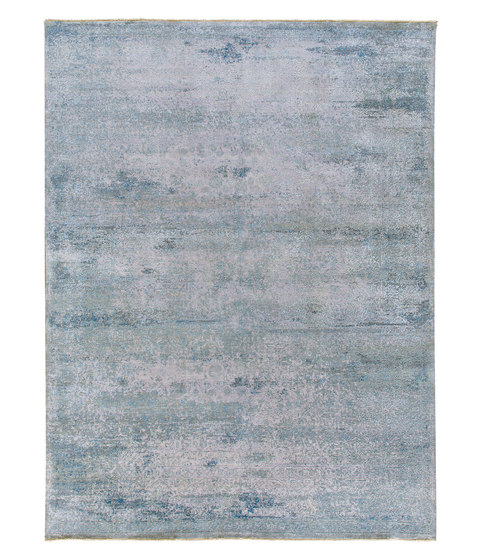 Kork Reintegrated grey & blue | Tapis / Tapis de designers | THIBAULT VAN RENNE
