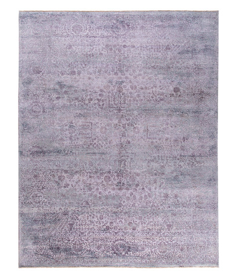 Kork Reintegrated grey & purple | Tapis / Tapis de designers | THIBAULT VAN RENNE