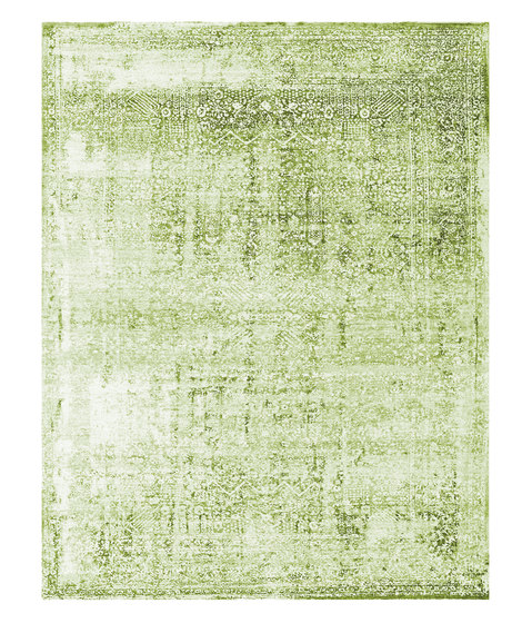Kork Wiped green & blue | Formatteppiche | THIBAULT VAN RENNE