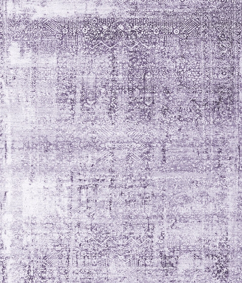 Kork Wiped purple | Formatteppiche | THIBAULT VAN RENNE