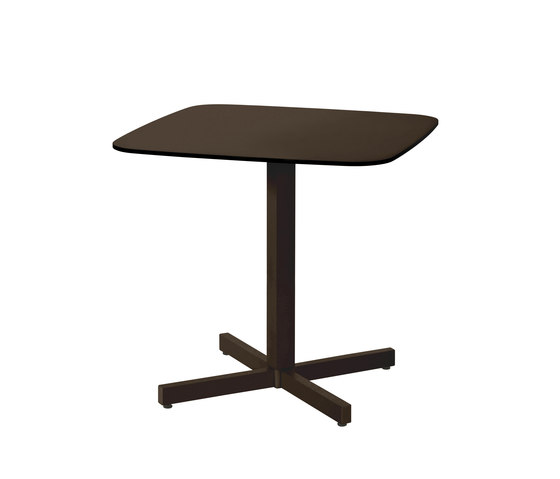 Shine 2/4 seats HPL top square table | 254+256 | Mesas comedor | EMU Group