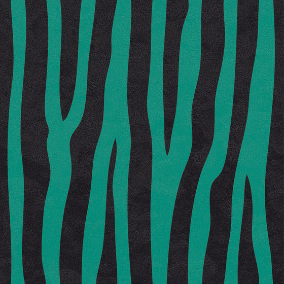 Jungle animaliér Zebra Green | AN6060ZEBG | Keramik Fliesen | Ornamenta