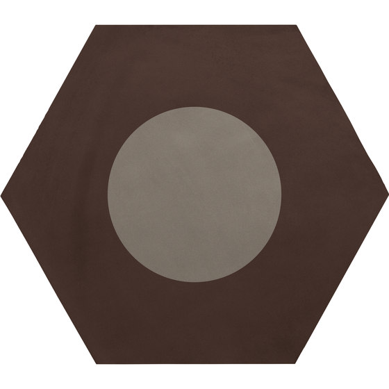 Cøre Hexagon Iodine Dot Negative | C48HDNI | Carrelage céramique | Ornamenta
