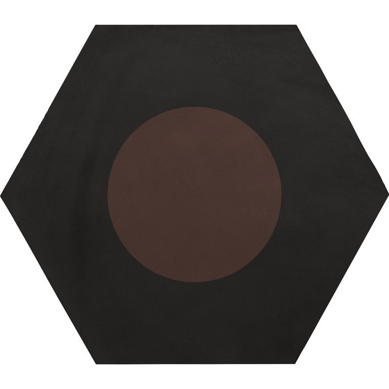 Cøre Hexagon Nitrogen Dot Negative | C48HDNN | Carrelage céramique | Ornamenta