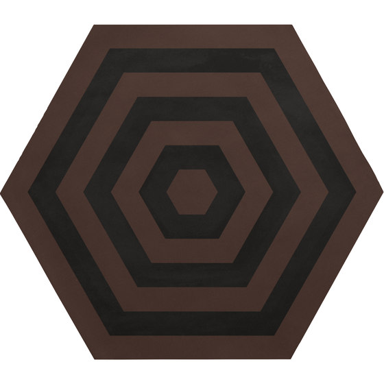 Cøre Hexagon Nitrogen Target | C48HTN | Baldosas de cerámica | Ornamenta