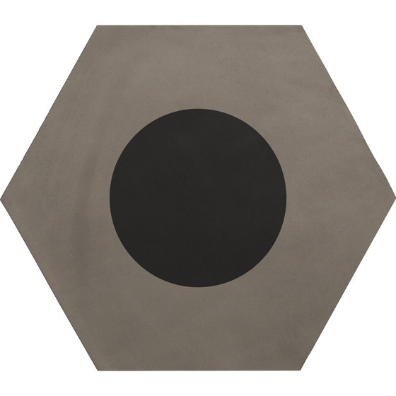Cøre Hexagon Potassium Dot Negative | C48HDNK | Baldosas de cerámica | Ornamenta